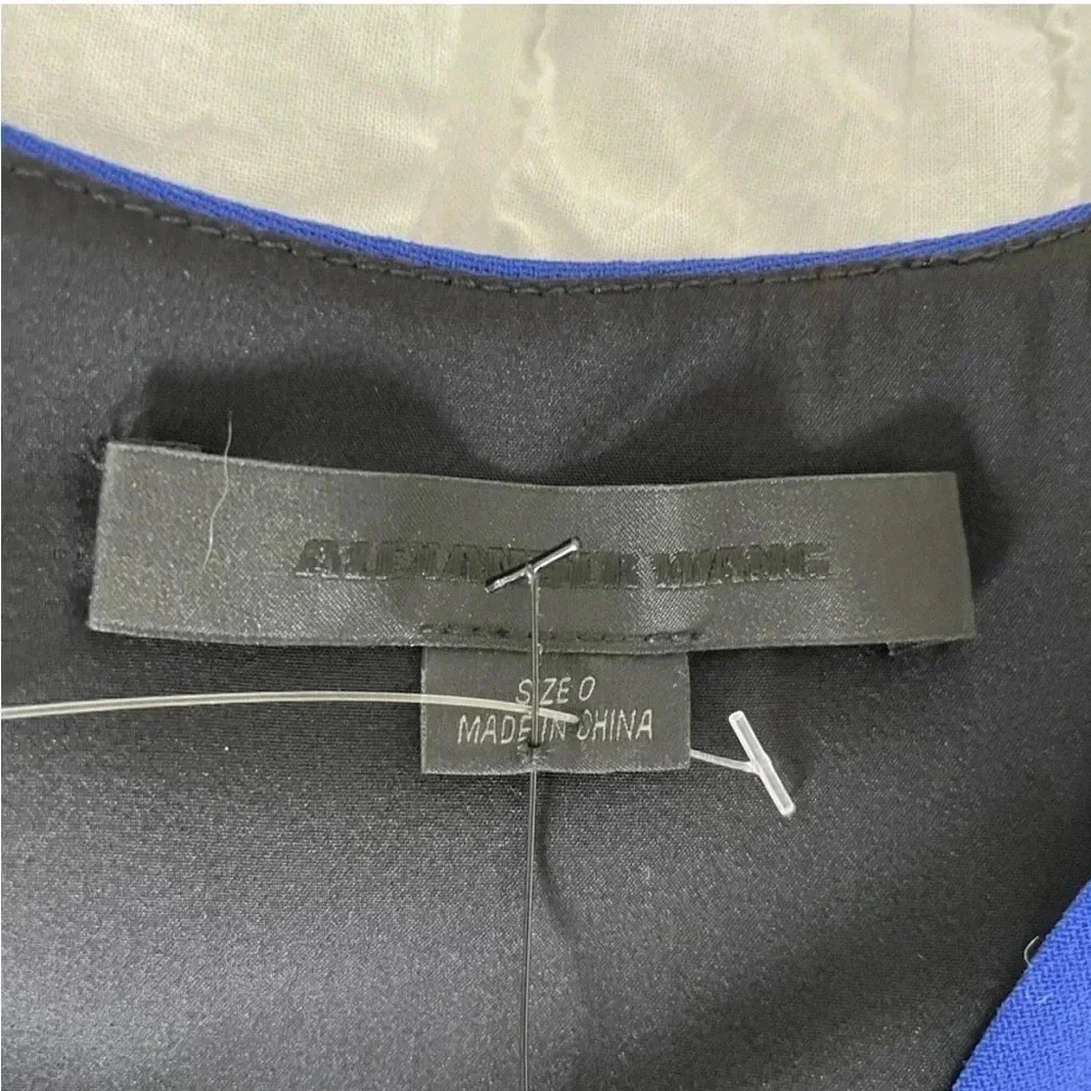 Alexander Wang Cabolt Blue Color Block Mini Dress - image 4